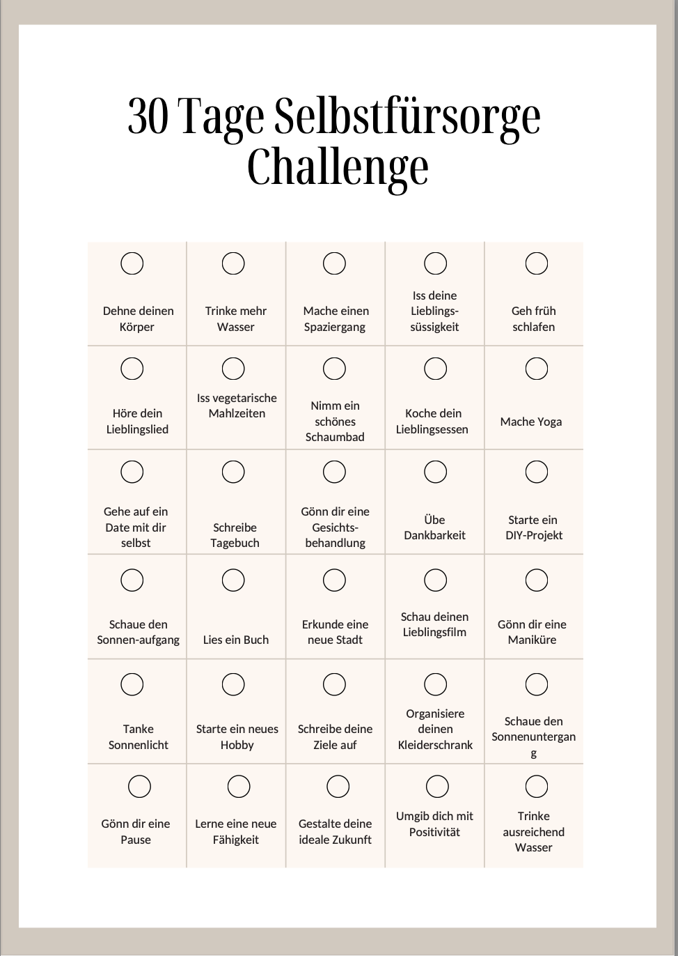 Selbstliebe – Das Journal