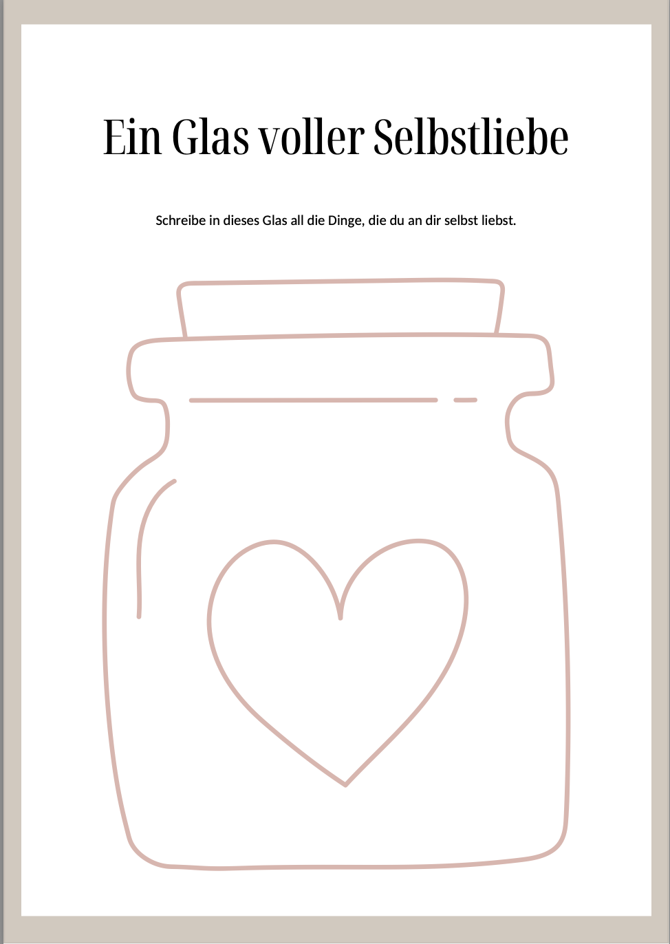 Selbstliebe – Das Journal